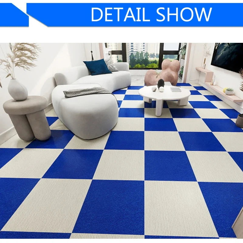 Self-Adhesive Carpet Tiles 40pcs – 30x30cm Peel & Stick Floor Mat