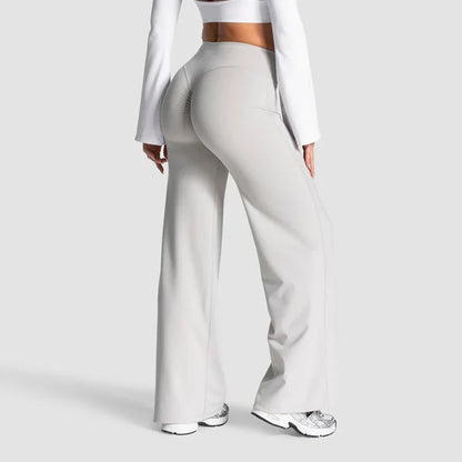 Scrunch Butt Wide Leg Pants - Women's Yoga & Gym Leggings