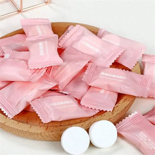 Compressed Disposable Face Towels – Soft Coin Tablets 10–100pcs