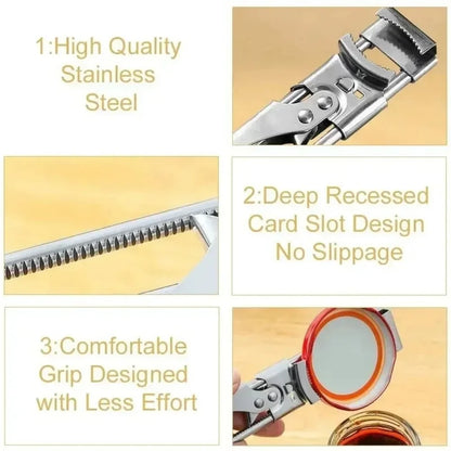 Adjustable Jar & Can Opener – Heavy Duty Stainless Steel Multi-Function