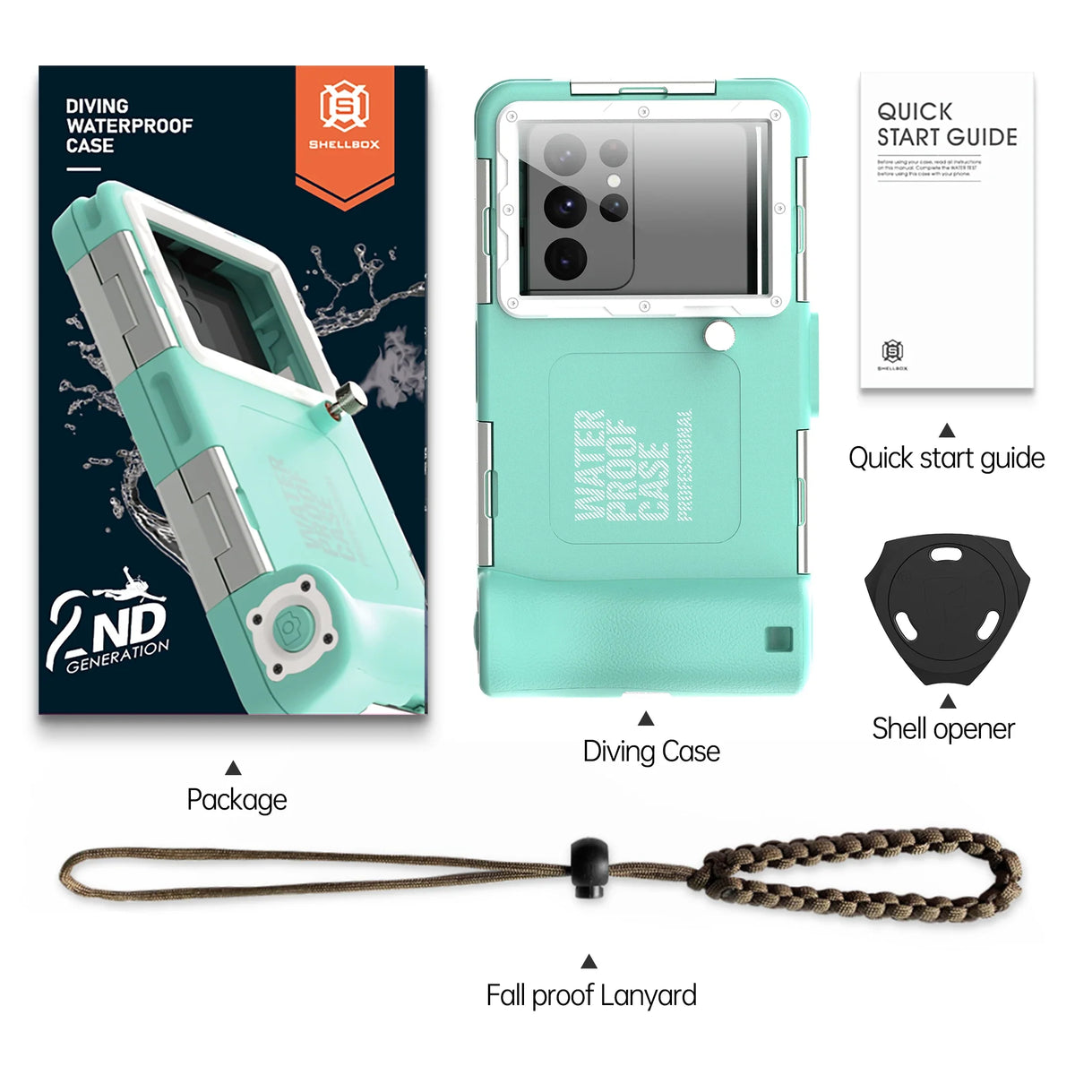 Waterproof Diving Phone Case – Universal Fit Up to 6.9 Inch