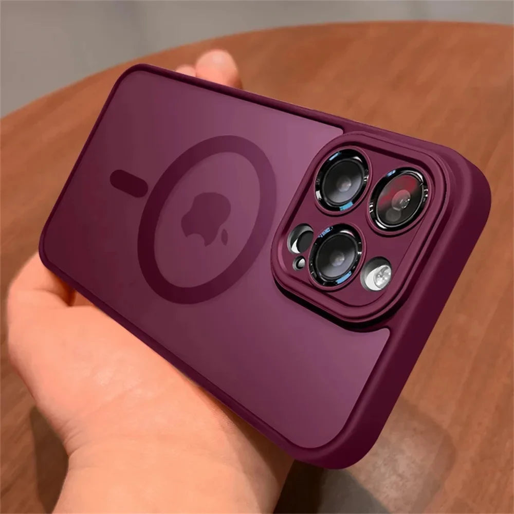 Lens Protection MagSafe iPhone Case – Matte Translucent