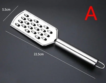 Stainless Steel Handheld Cheese Grater – Multi-Purpose Kitchen Tool