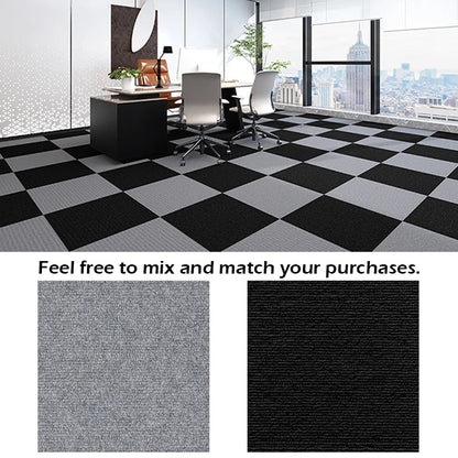Self-Adhesive Carpet Tiles 11.8x11.8in – Peel & Stick Floor Mat Squares