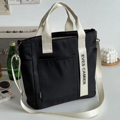 Casual Tote Bag Large Capacity Waterproof Nylon Shoulder Bag