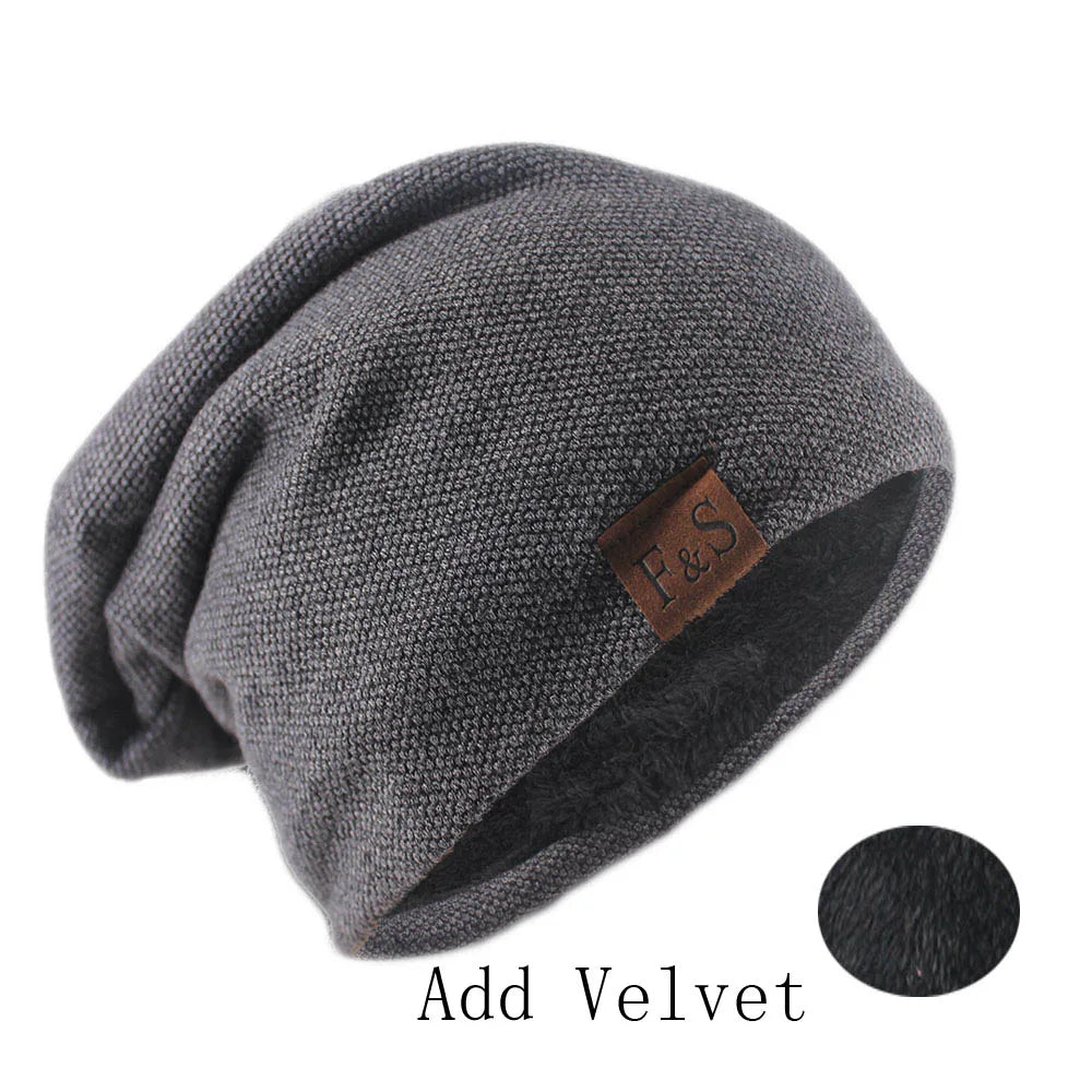 Knit Beanie Hat – Unisex Slouchy Skullcap for Men & Women