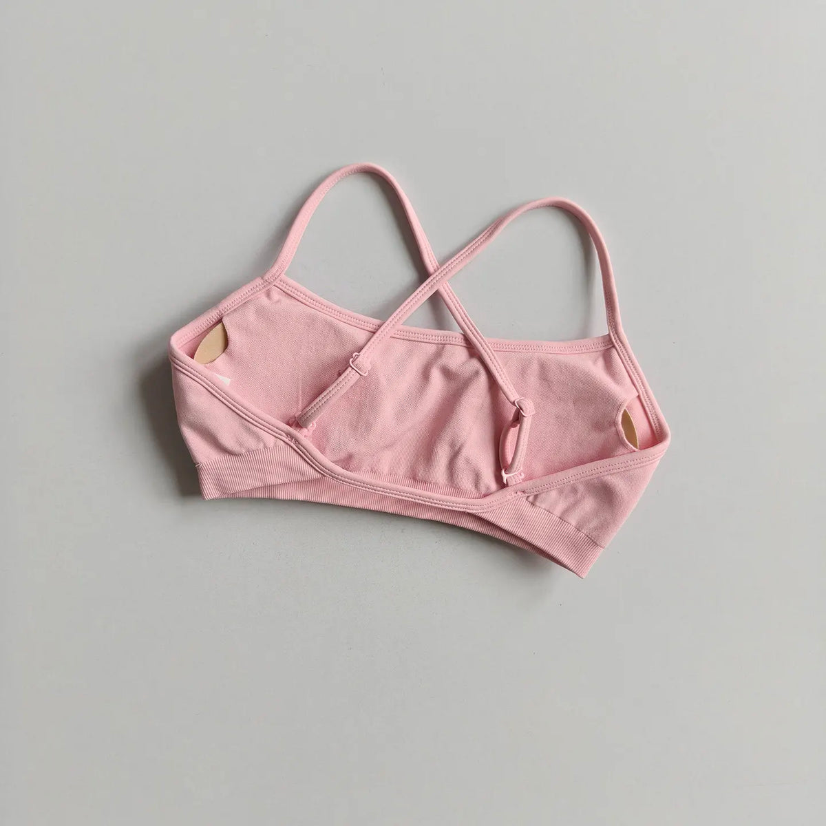 Seamless Racerback Sports Bra – Breathable Yoga & Gym Top for Women