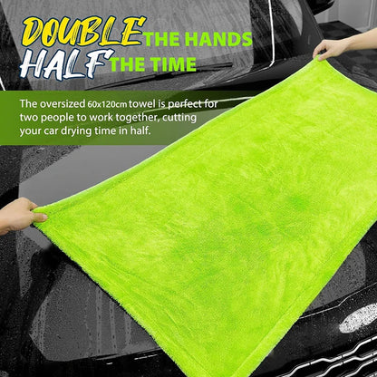 1400GSM Microfiber Car Drying Towel – Ultra-Thick Detailing Cloth