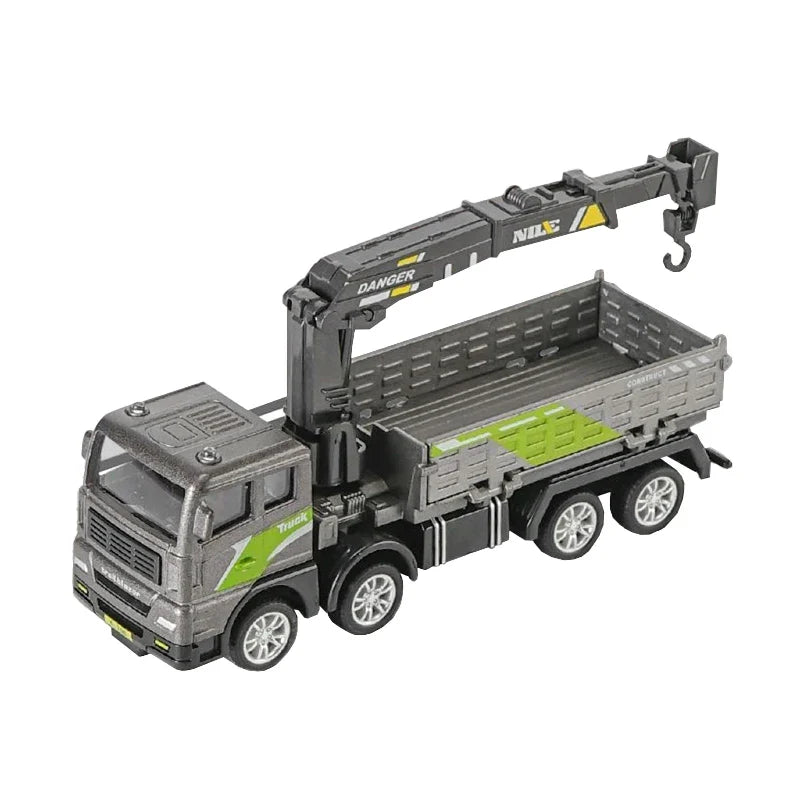 1:50 Scale Die-Cast Construction Vehicle Toy – Truck, Excavator, Crane & More