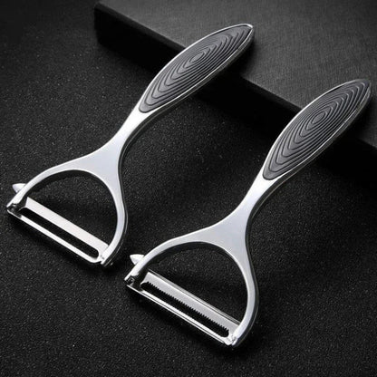 Stainless Steel Vegetable Peeler – Multi-Function Y-Peeler with Non-Slip Handle