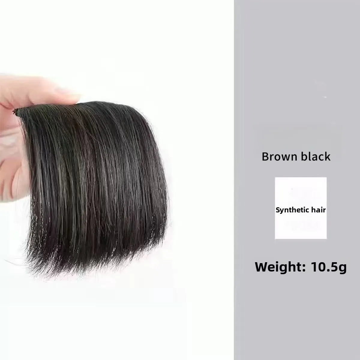 Hair Topper Pad Synthetic Straight Top Cover Hairpiece for Women