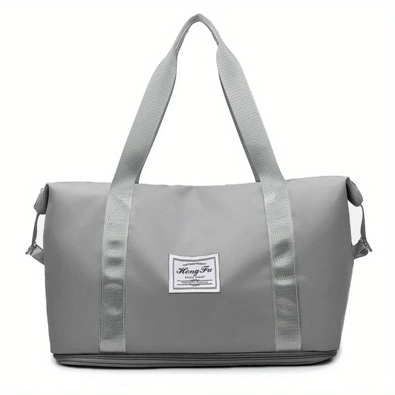 Travel Duffle Bag – Waterproof Nylon Gym Tote for Women