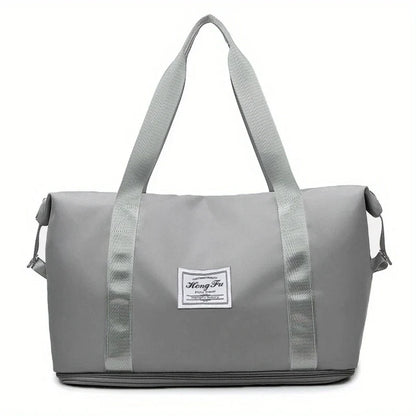 Travel Duffle Bag – Waterproof Nylon Gym Tote for Women