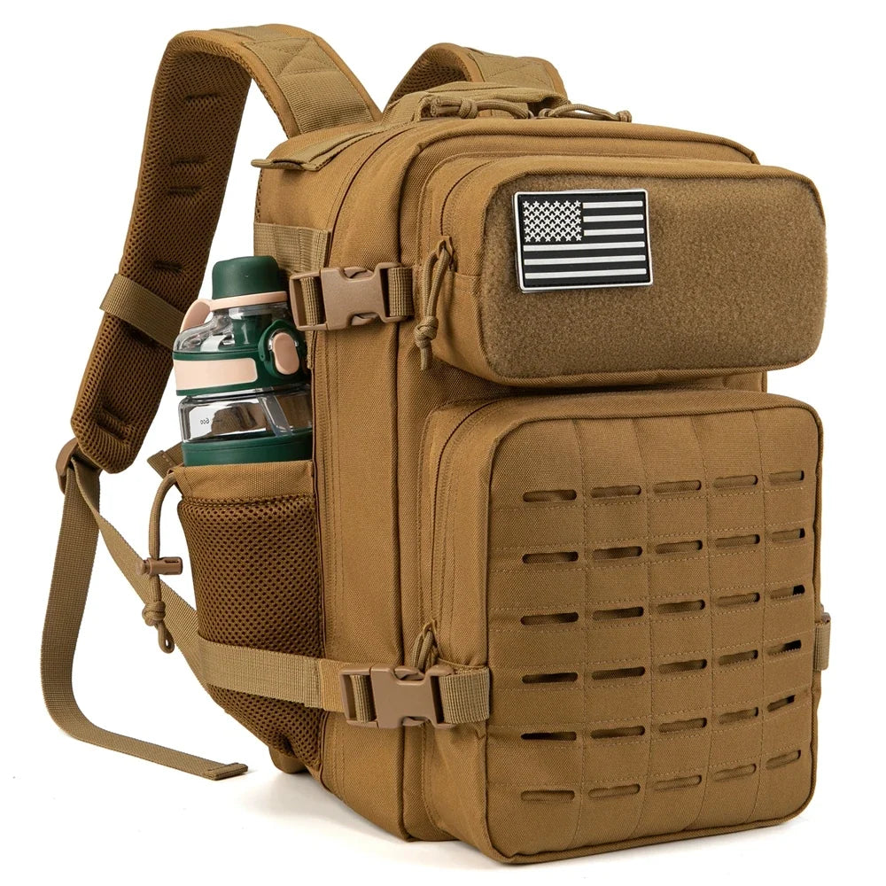 25L Tactical MOLLE Backpack – Hiking, Gym & Outdoor Rucksack