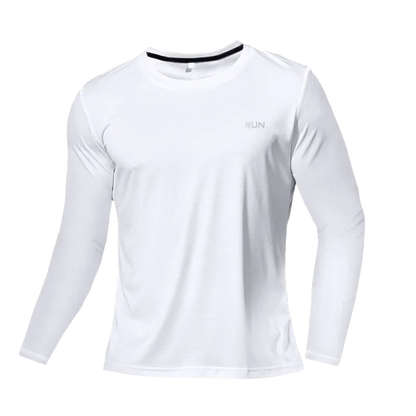 Men's Long Sleeve Quick-Dry Running Shirt for Gym & Sports