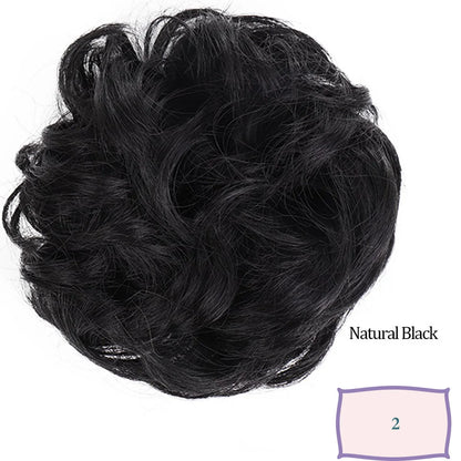 Messy Bun Hair Scrunchie – Synthetic Chignon Updo Hairpiece