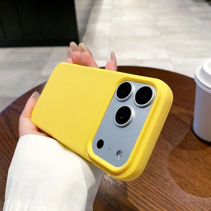 Candy Color Silicone iPhone Case – Matte Soft TPU Cover