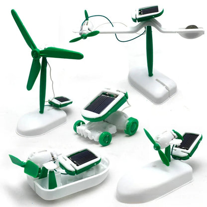 6-in-1 Solar Power Robot Kit – DIY Science Toy for Kids