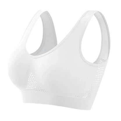 Seamless Sports Bra – High Support, Shockproof, Breathable Mesh