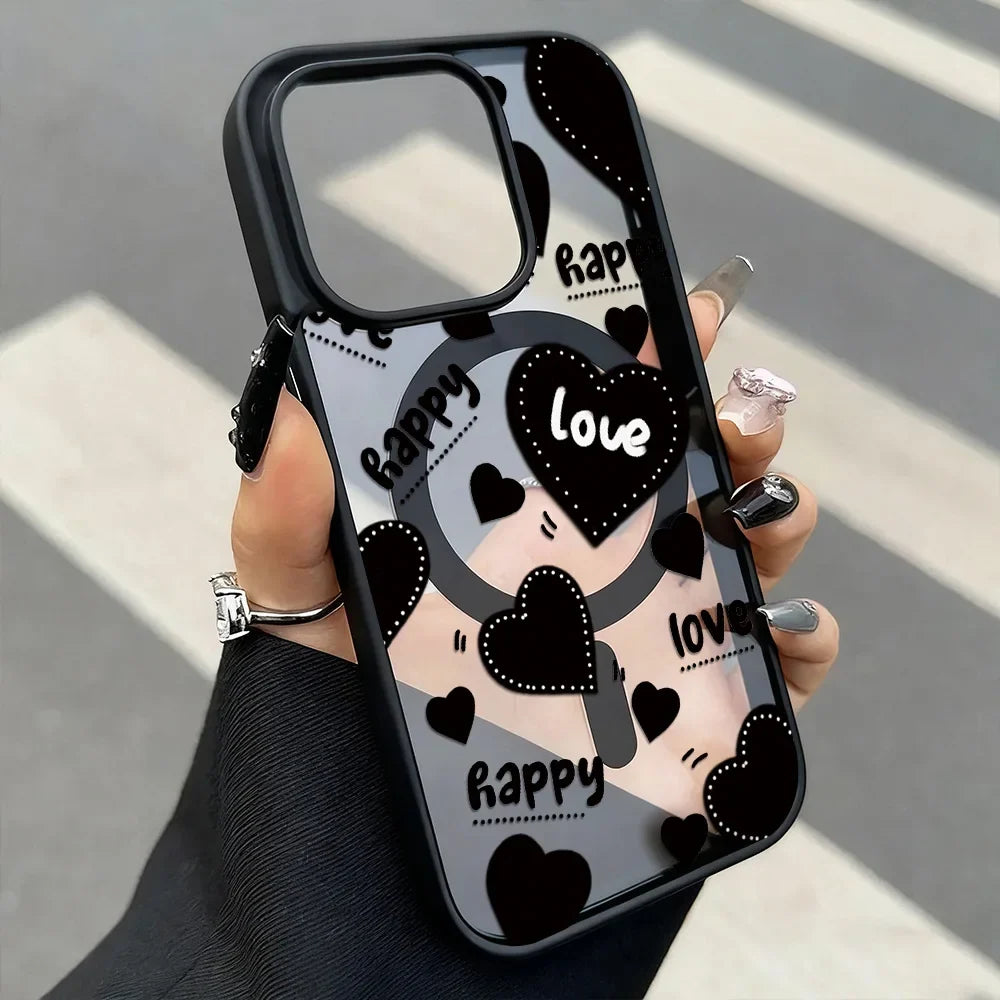 Leopard Print Star iPhone Case – Matte MagSafe Cover