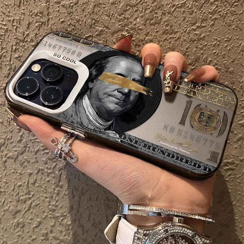 Dollar Bill Print iPhone Case – Matte Hard PC Shockproof Cover
