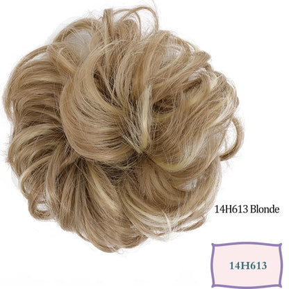 Messy Bun Hair Scrunchie – Synthetic Chignon Updo Hairpiece