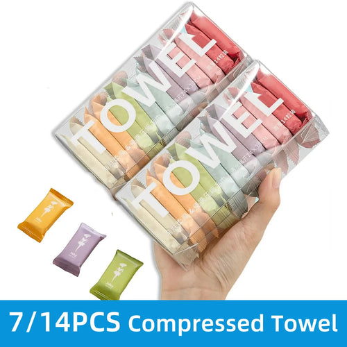 Compressed Travel Towel Set – Disposable, Soft & Multi-Purpose
