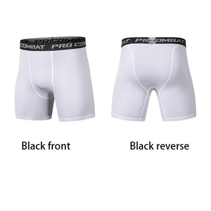 Men's Quick-Dry Compression Athletic Shorts – Moisture-Wicking Boxer Briefs