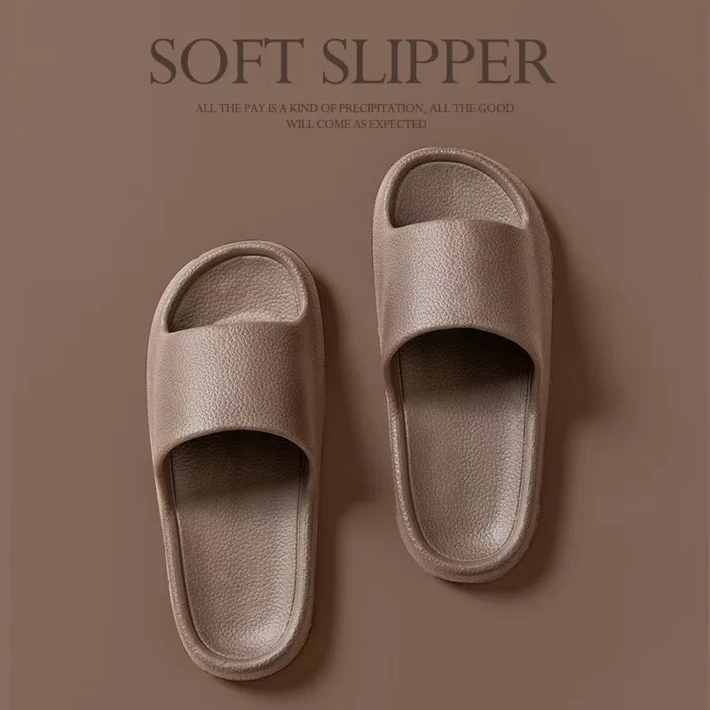 EVA Thick-Sole Slide Slippers Women's Lightweight Indoor Shoes