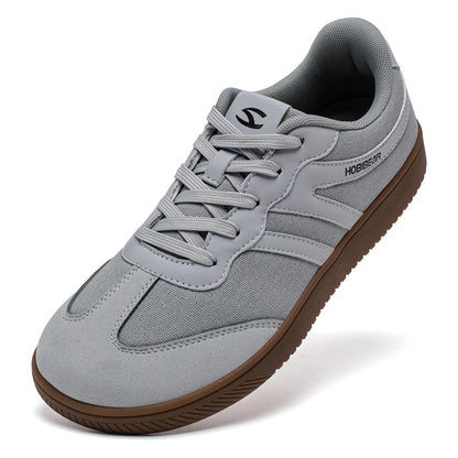 Hobibear Wide Toe Box Sneakers – Minimalist Lace-Up Casual Walking Shoes