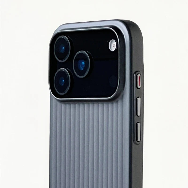 MagSafe iPhone Case – Plating Stripe Shockproof Cover for iPhone 14–18