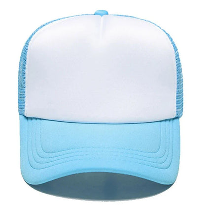 Custom Logo Mesh Trucker Hat – 5-Panel Snapback Baseball Cap for Men & Women