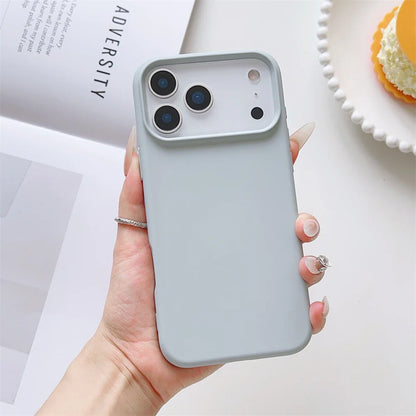 iPhone Case Matte Candy Color Liquid Silicone Shockproof Cover