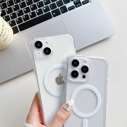 Clear MagSafe iPhone Case – iPhone 8 to 17 / Pro / Max / Plus