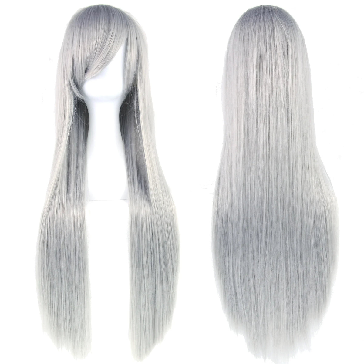 Long Straight Cosplay Wig 32 Inch Synthetic Hair