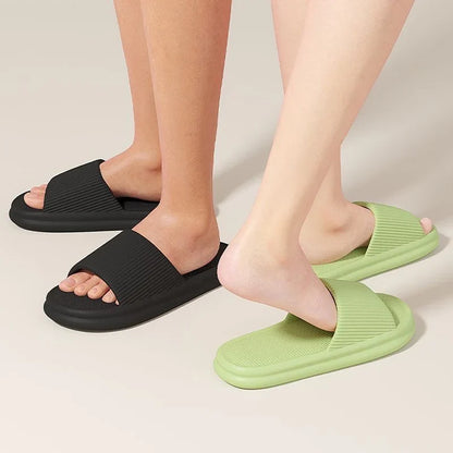 Cloud Slides Slippers Thick-Sole EVA Unisex Indoor Beach Sandals