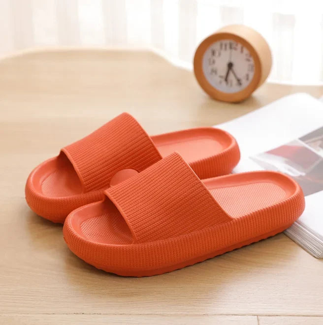 Thick Platform Cloud Slides – EVA Pillow Sole Slippers