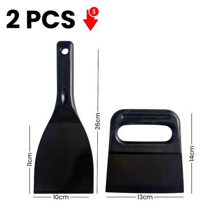 Pizza Dough Scraper & Spatula Cutter – Flexible Kitchen Tool with Hanging Bracket