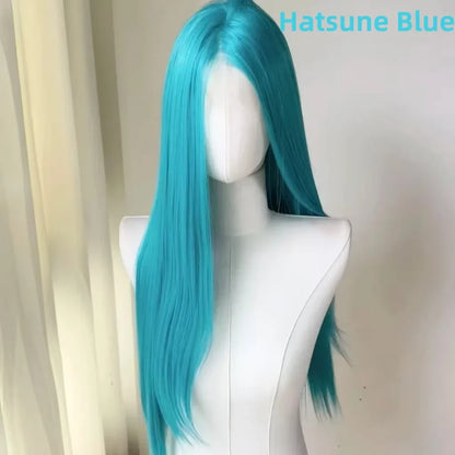 13x4 Lace Front Synthetic Wig Long Straight Heat Resistant
