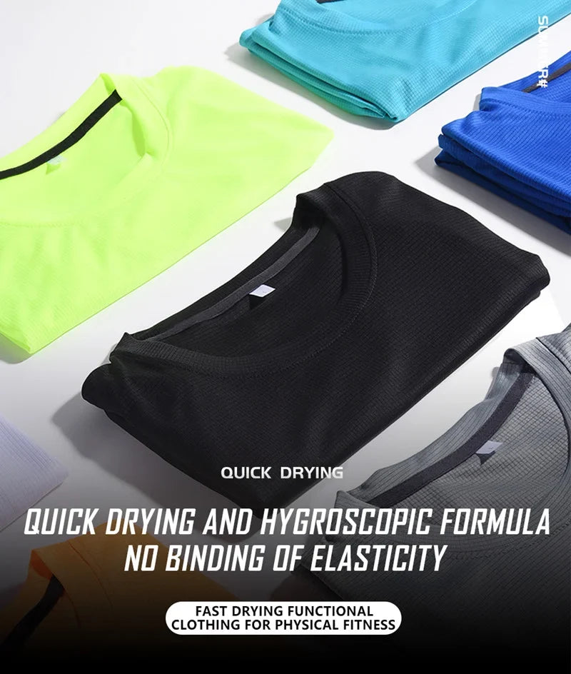 Men's Long Sleeve Quick-Dry Running Shirt for Gym & Sports