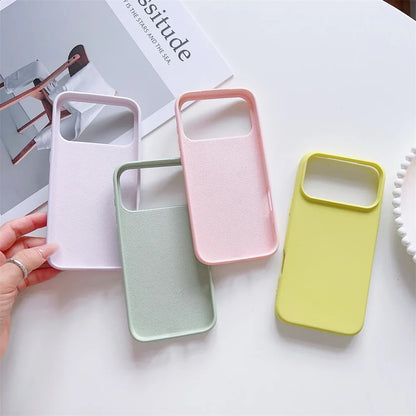 iPhone Case Matte Candy Color Liquid Silicone Shockproof Cover