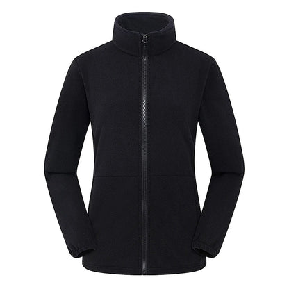 Women's Polar Fleece Jacket – Windproof Thermal Outdoor Coat