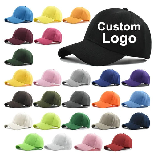 Custom Baseball Cap with Logo Embroidery or Print