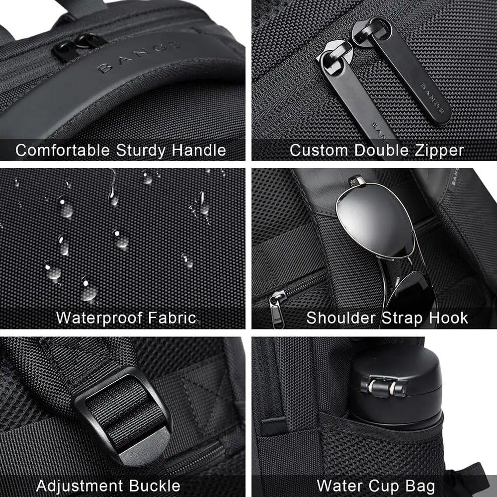 Laptop Backpack 15.6 Inch with USB Charging Port – Waterproof Travel Bag