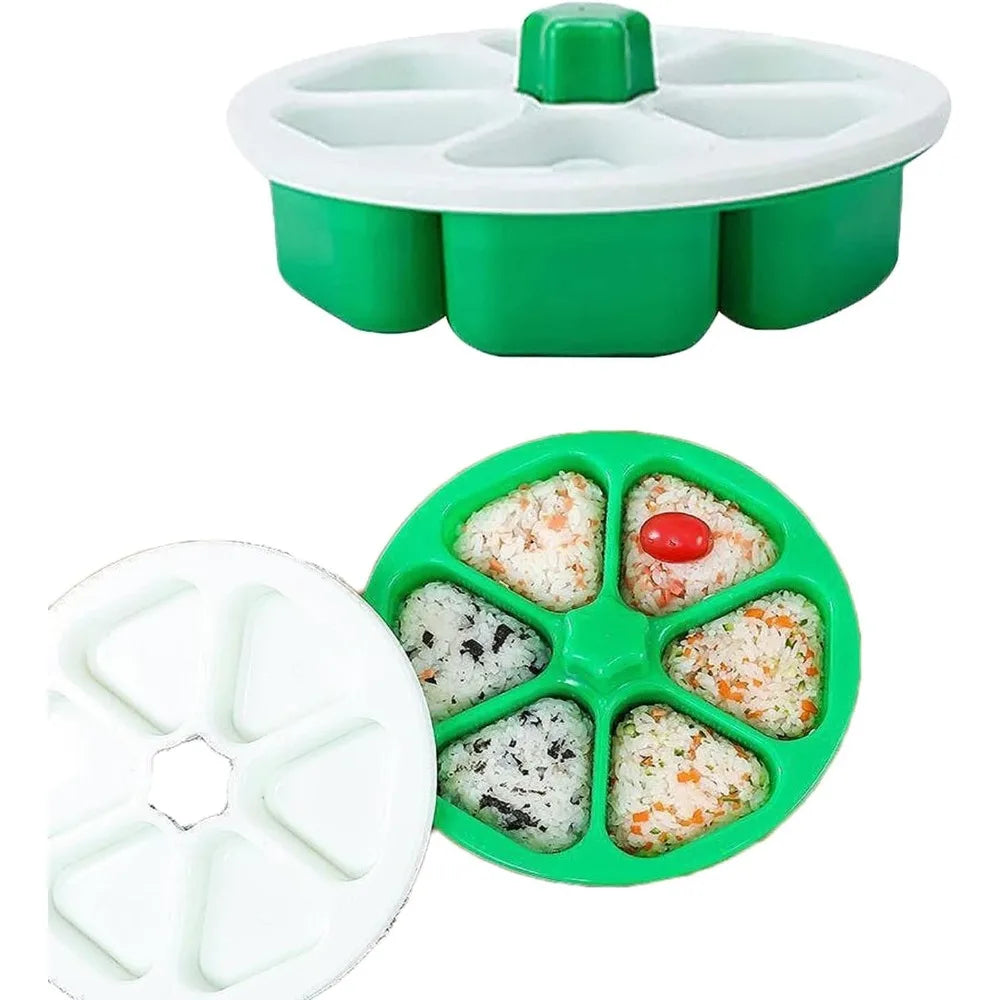 Triangle Onigiri Mold – DIY Sushi Rice Maker, BPA-Free Food Grade