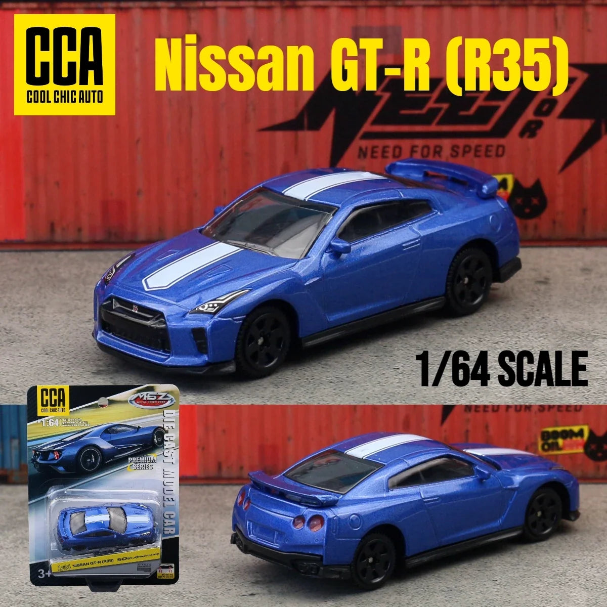 1/64 Diecast Model Car – CCA Premium Series (Lamborghini, BMW, Porsche & More)
