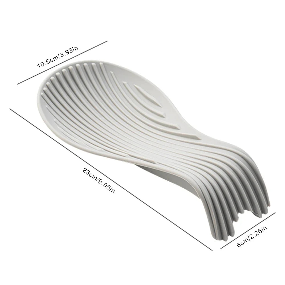Silicone Spoon Rest & Utensil Holder – Heat Resistant Kitchen Counter Mat