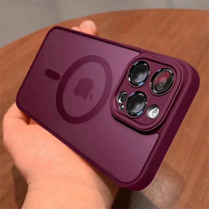 Lens Protection MagSafe iPhone Case – Matte Translucent