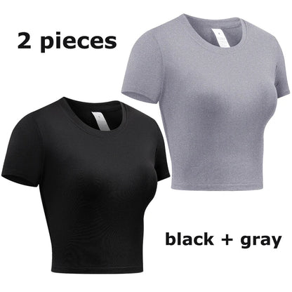 Women's Compression Athletic T-Shirt – Short Sleeve Quick Dry Workout Top