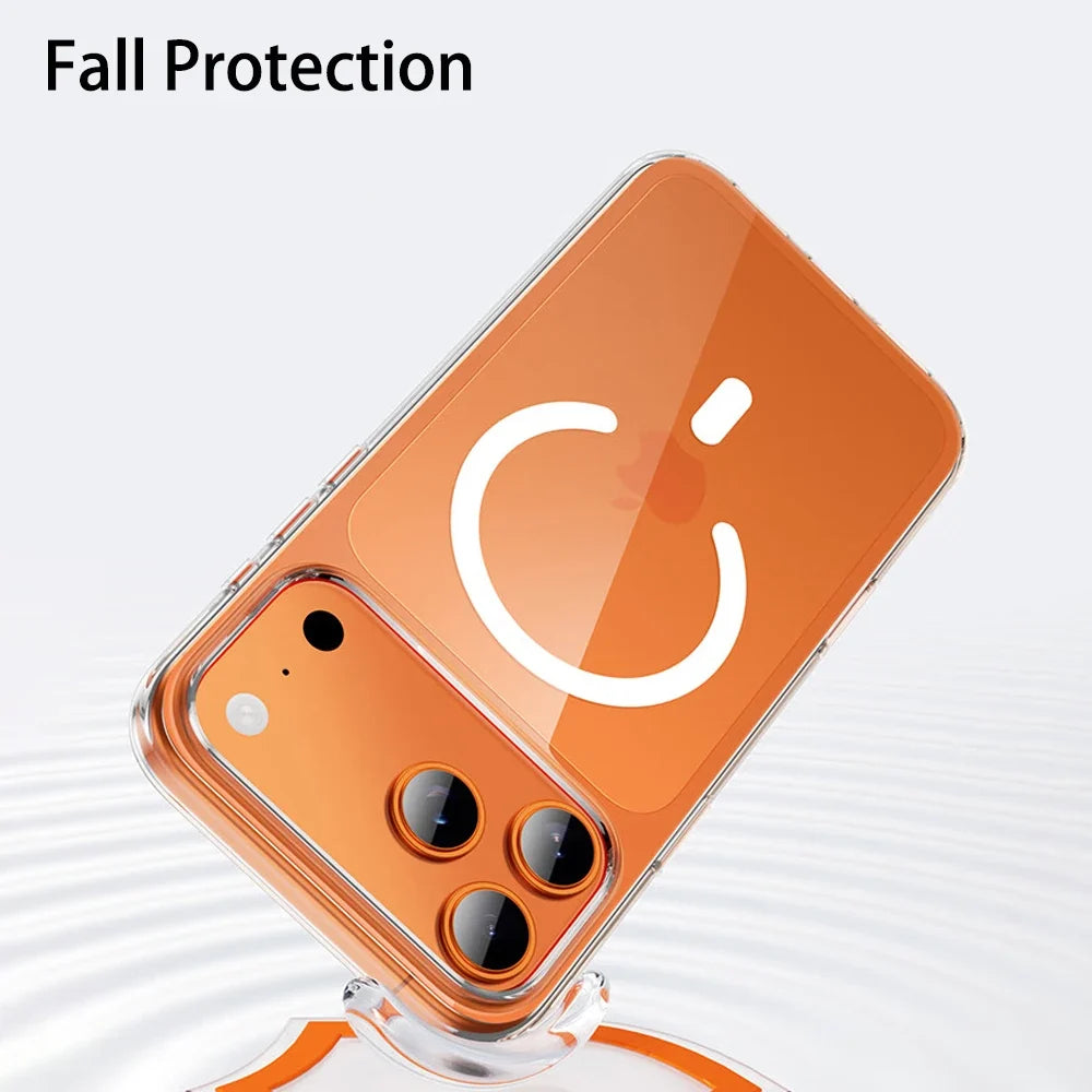 MagSafe Clear iPhone Case – Magnetic Wireless Charging Cover